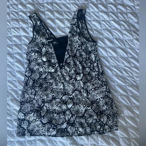 Express snake print blouse